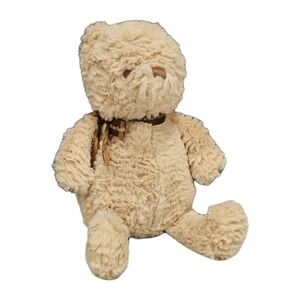 Disney Baby Classic Cream Teddy Bear Plush Nursery Stuffed Animal